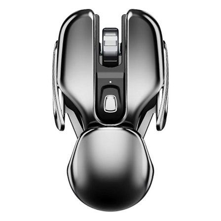 Trådlös Ergonomisk Metallmus, metall 2.4g E-sport Trådlös Mus, Tyst, Vattentät Mus-XinHan (FMY)