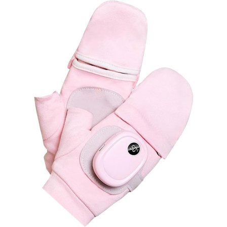 ING USB-lämmitettävät käsineet miehille ja naisille Sähköiset talvihanskat hiihtoon, pyöräilyyn ja patikointiin Kosketusnäyttö sormettomalla 