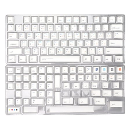 136 näppäintä PBT-näppäinhatut alkuperäisellä korkeudella, hyvä kestävyys, mukava tuntuma, näppäinhattusetti DIY-mekaaniselle näppäimistölle PS