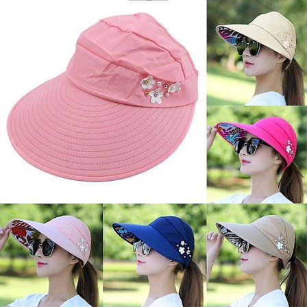 Outdoor Travel Leisure Fashion Sun Protection Sun Hat Foldable Uv Protection Sun Hat