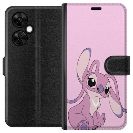 OnePlus Nord CE3 Lompakkokotelo Stitch vaaleanpunainen