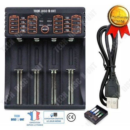 Batteri - TD - 402 - Litiumuppladdningsbart 12V - Avtagbar - Cylindrisk - Svart