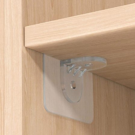 Reikävapaat hyllyn tukijalat 10 pakkausta Hyllyn tukijalat Itsekiinnittyvät nastasarja Vahvat hyllynastatapin tuet Kaapin huonekaluille Vaatekaapin 