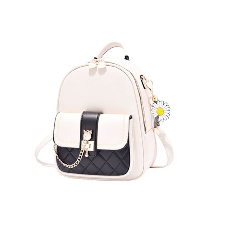 Dame Mode Rygsæk Pung Mini Håndtaske Rygsæk PU Læder Daypack Skuldertasker Casual Skole tasker til Teenagere Piger Arbejde Skole Rejser