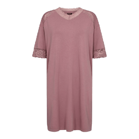 Decoy Bambuviskos, Kortärmad Nattlinne, Rose Sovkläder Dam Röd XS