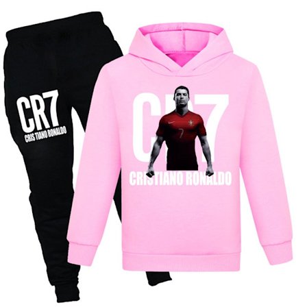 Cristiano Ronaldo Hoodie och Byxor Set för Barn - D{BT}