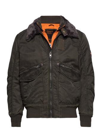 Winter Hercules Bomber Green Superdry