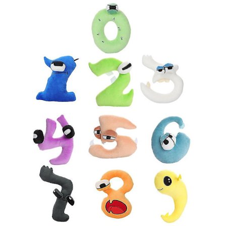 Nummer Lore Plysch Spel Animation Leksaker Hög Kvalitet Barnens Födelsedagspresent Festival Hög Kvalitet Plysch Leksaker