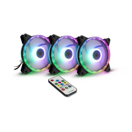 INTER-TECH Argus RGB-FAN SET RS-07 - kabinettvifte