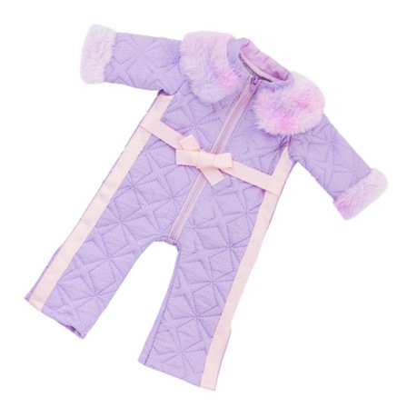 Varm Jumpsuit Lang Frakke Sløjfe Overall til 18 Tommer Pige Dukke Outfit