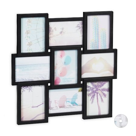 Billedramme collage 9 billeder
