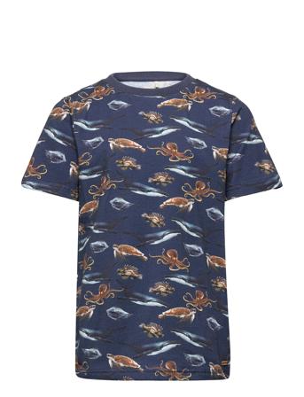 T-Shirt Ss Aop T-shirt Multi/mønstret Minymo