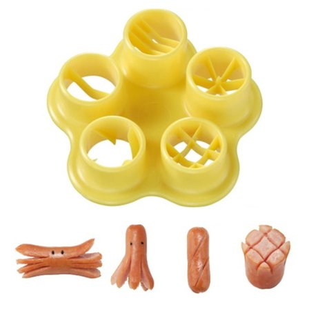5 i 1 Korv Hot Dog ter Set Skinka Korv ter Kök ting Mol