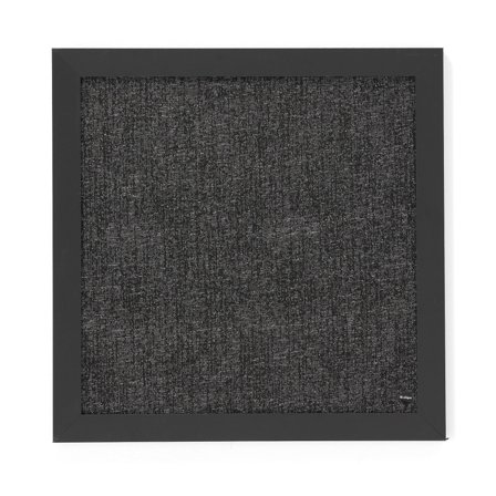 Notiztafel ANGELA, 450 x 450 mm, schwarz/grau