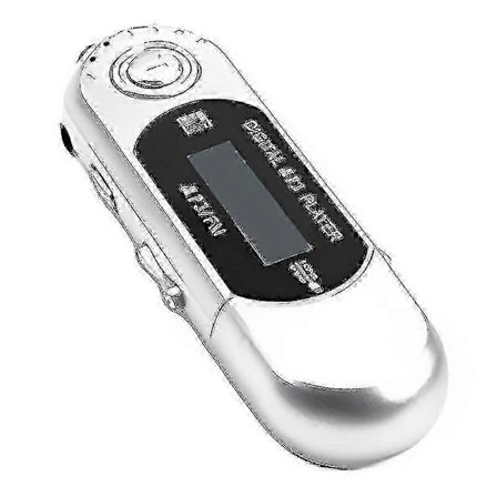 USB MP3-soitin Kannettava musiikkisoitin Digitaalinen LCD-näyttö 4 Gt tallennustila FM-radio Monitoiminen MP3-musiikkisoitin USB-tikku - JV