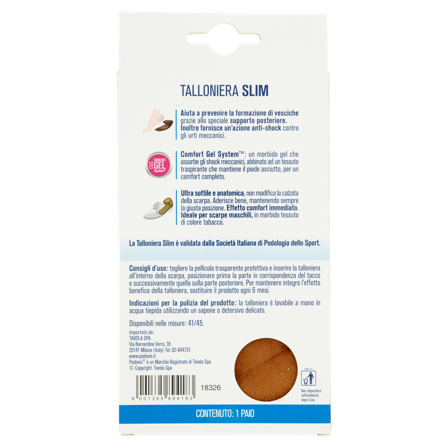 Podovis Talloniera Slim Uomo 1 Paio