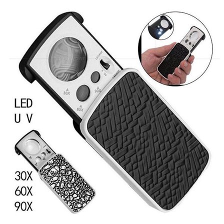 LED-belyst udtrækkelig lommelup