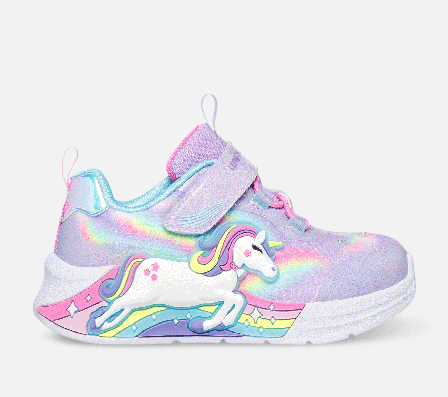 Skechers, S-Lights: Unicorn Chaser, 24, Lilla, Pige