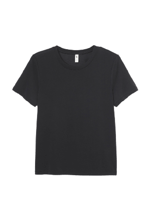 Å WOMAN T-shirt i modalmix MAJA T-shirts & toppar Svart XS