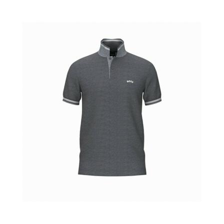 Hugo Boss Polo Paul Curved Grå, Herre