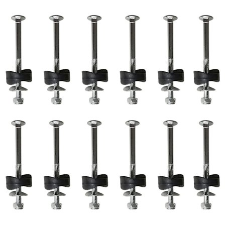 12 stk. trampolinskruesæt, trampolinskruer, trampolintilbehør, trampolinbeslag til stor trampolin
