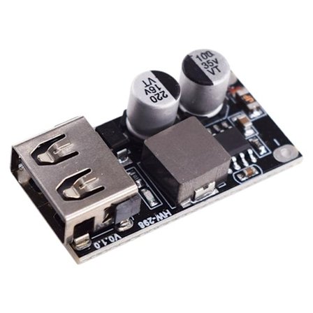 USB DC12V 24V Jännitteenalennusmoduuli, 24V/12V - 5V QC3.0 Mobiilipuhelimen Pikalatauslevymoduuli Virtamoduuli