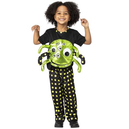 Neon Hämähäkki Naamiaisasu Lapset