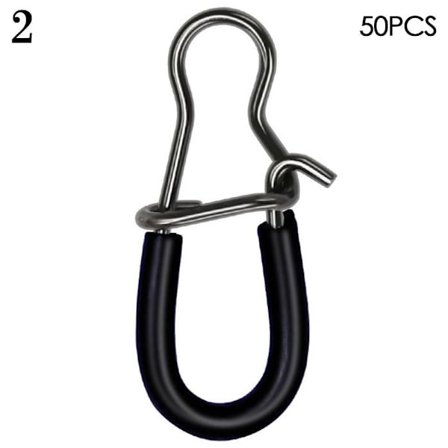 50 st Fishing Hängande Snap Barrel Swivel - spot försäljning