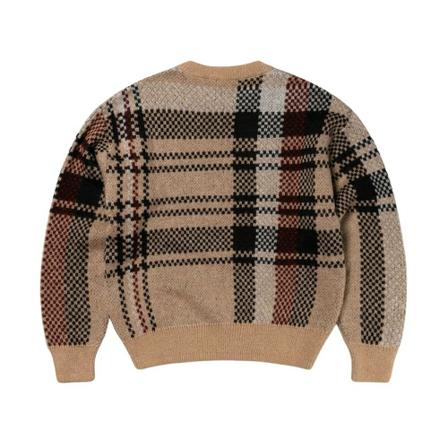 Aries, Round-neck Knitwear Brązowy, unisex, Rozmiar: L