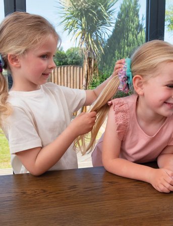 Galt Sparkly Scrunchies - Multi/patterned - ONE SIZE