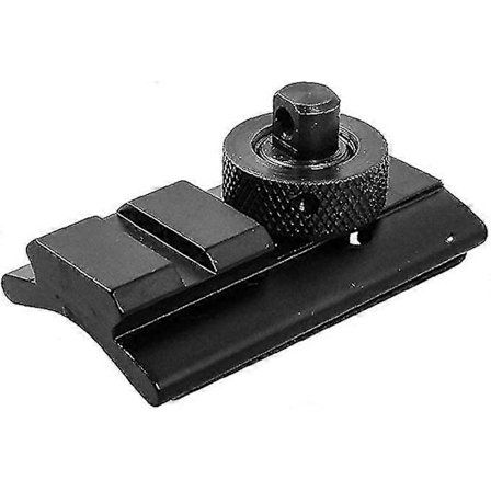 Adapter Rail Mount Vridbar Fäste Adapter Rembygelfäste Adapter Svart (2st, Svart)