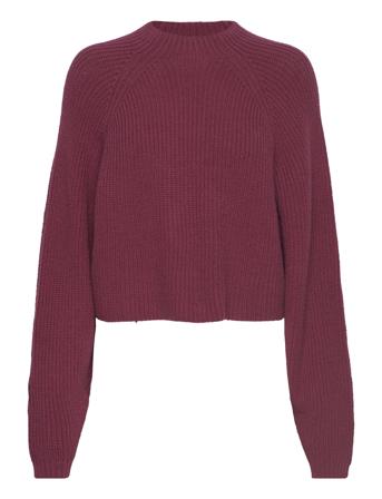Hco. Girls Sweaters Burgundy Hollister