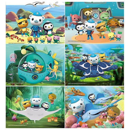 Puslespill Octonauts, Vegimals, 48/100 Brikker/batch, For Barn (FMY)