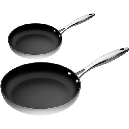 Scanpan CTX Stekepannesett 28 cm + 20 cm' - 'Svart og stål