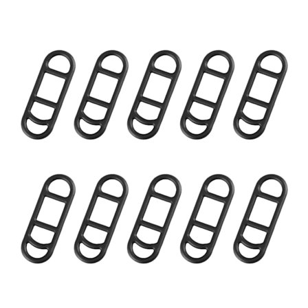 10 stk. Sykkellykt Silikonstropper Sykkelmonteringsbånd Festestropper for lommelykt Hjelmlys Enkel installasjon