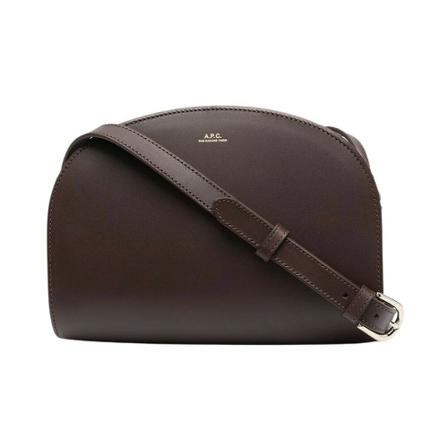 A.p.c. Demi Lune Tas , Bruin , Dames , Maat: ONE Size Schoudertassen