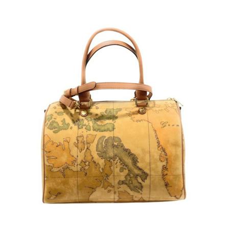Alviero Martini 1a Classe, Hand bag in print geo Bruin, Dames, Maat:ONE Size