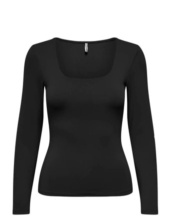 ONLY | Onlea L/S 2-Way Deep Neck Top Jrs Noos | XS