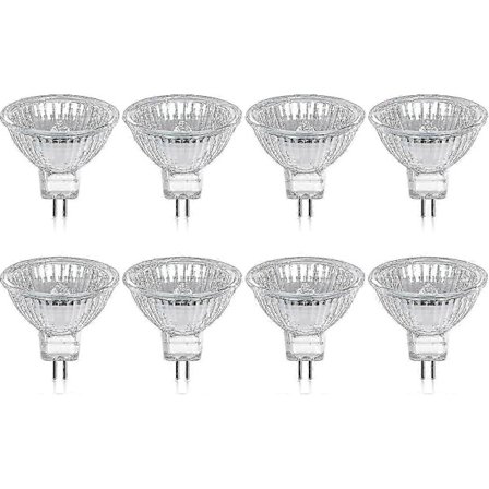 MR16 Halogenlampa 35W 12V GU5.3 Dimbar Varmvit 2800K, 8-pack