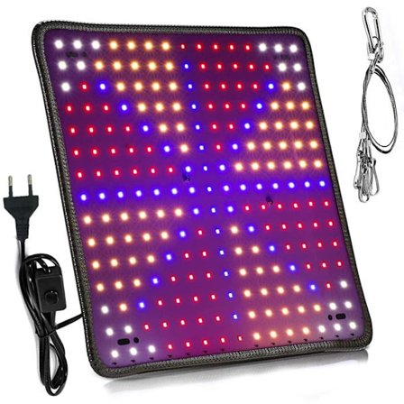 Rosnek Vækstlampe LED 225 LEDs Fuldspektrum B til Indendørs Planter 30W