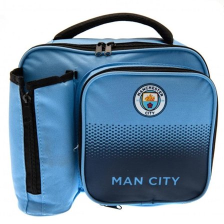 Manchester City FC Fade Lunchväska One Size Sky Blue/Navy