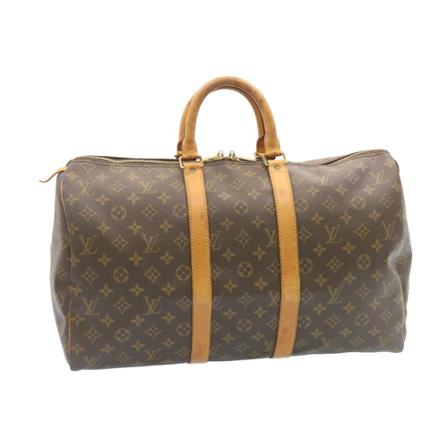 Louis Vuitton Vintage, Pre-owned Keepall 45 Bruin, Dames, Maat:ONE Size