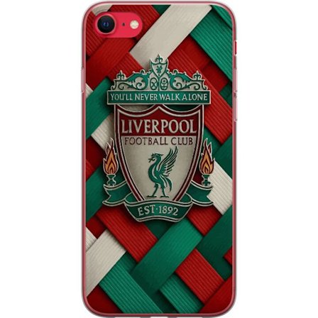 Yhteensopiva Puhelinkuori Apple Apple iPhone 7 Liverpool Football Clubin tunnus, jossa You'll Never Walk Alone voimakkaassa graafisessa suunnittelussa