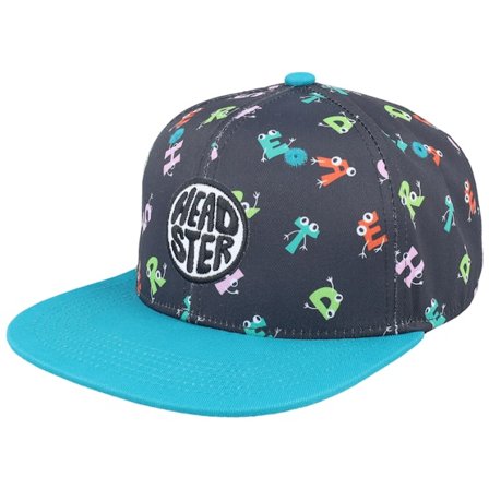 Headster - Kids Alphabet Fiesta Black/Blue Snapback Snapback Black Cap - @ Hatstore
