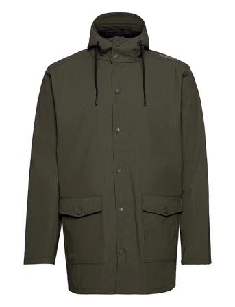 Erik M Dull Pu Jacket W-Pro 5000 Green Weather Report