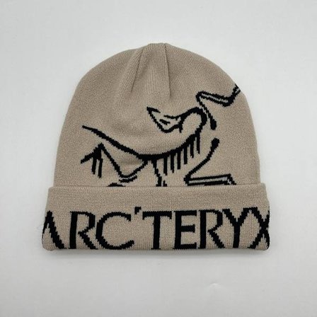 Arc'teryx Bird Word Toque khaki Void Hue Strikket Hue Unisex Varm Vinter