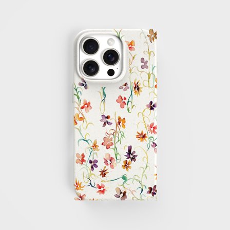 Eco-Friendly PLNTPRTCT Phone Case Teal Blush, Made with Plants, iPhone 16 Pro