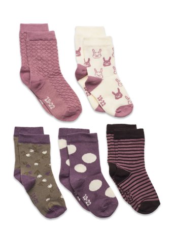 Minymo | Socks W. Pattern (5-Pack) | 15 8