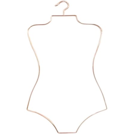 Badedraktformet kleshenger, kleshenger for barn, kleshenger for strandklær, kleshenger for badetøy, kleshenger for skap, soverom, vaskerom