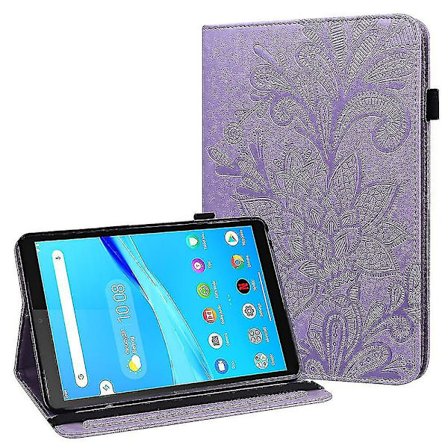 Lompakkoteline tablet-kotelo kuviolla Lenovo Tab M10 Plus/Smart Tab M10 FHD Plus TB-X606F(Style C Lenovo Tab M10 Plus,Purple, Purple)